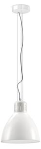 Leucos JJ Big, bílé závěsné svítidlo, 1x45W LED 2700/3000K stmívatelné, průměr 41cm