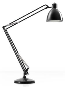 Leucos JJ Big, černá stojací lampa se stmívačem, 1x45W LED 2700/3000K, výška 225cm