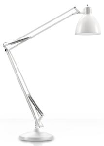 Leucos JJ Big, bílá stojací lampa se stmívačem, 1x45W LED 2700/3000K, výška 225cm
