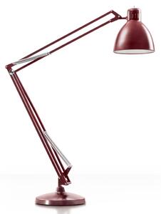 Leucos JJ Big, červená stojací lampa se stmívačem, 1x45W LED 2700/3000K, výška 225cm