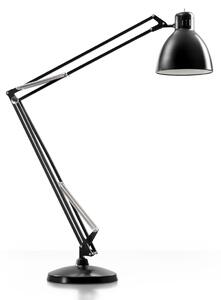 Leucos JJ Great, černá stojací lampa se stmívačem, 1x45W LED 2700/3000K, výška 285cm