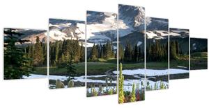 Obraz - Mount Rainier (210x100 cm)