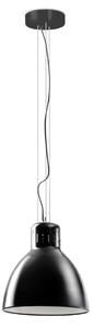 Leucos JJ Big, černé závěsné svítidlo, 1x45W LED 2700/3000K stmívatelné, průměr 41cm