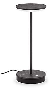 Linea Light 9678 Gemini_Tab, černá stolní LED lampička, 9W LED 3000K, výška 29,6cm
