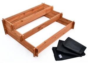 Rojaplast ZAHRÁDKA 41324 Dřevěný exkluzivní květináč kaskádovitý