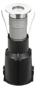 Fabas 6905-02-414 Willy 2, kulaté pojezdové svítidlo z nerezu, 6,5W LED, 3000K, prům. 7cm, IP67