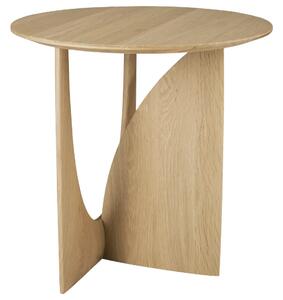 Ethnicraft Dubový odkládací stolek Geometric 51 cm