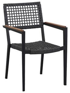 CHAMPION - jídelní židle černá Exteriér | Luxusní zahradní nábytek | Champion