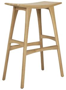 Ethnicraft Dubová barová židle Osso 79 cm