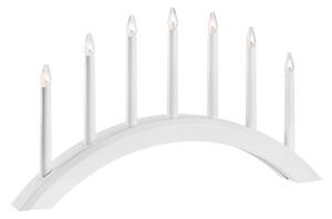Markslöjd 705953 - Vánoční svícen AVENTO 7xE10/3W/230V bílá ML1312
