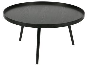 WOOOD Černý dřevěný konferenční stolek Mesa 78 cm
