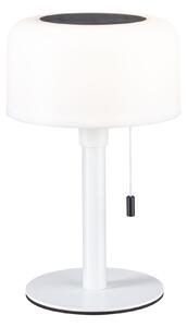 Paulmann 94606 Bartja, bílá solární lampička na baterii, 1,6W LED 2700K, výška 24cm, IP44