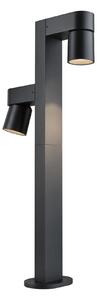 Paulmann 94824 Kimu, antracitové venkovní sloupkové svítidlo, nastavitelné 2x8W LED 3000K, výška 82,2cm, IP44