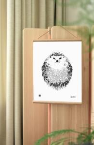Plakát Hedgehog 30x40 cm Teemu Järvi Illustrations