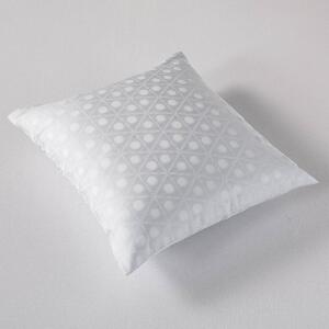 Povlak na polštář Veba DIAMANT Vločky světlá šedá Velikost: 40x40 cm