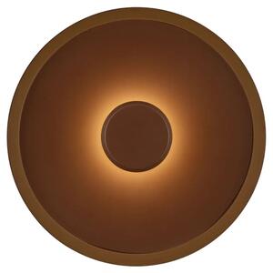 Nova Luce Hnědé kovové nástěnné LED světlo Dorell 26 cm
