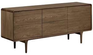 -25 % Dny Marianne - Nordic Living Hnědá dubová komoda Dawe 180 x 45 cm
