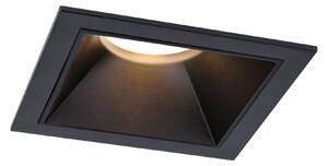 Paulmann 93127 Cole Coin, bodovka v černé úpravě, 1x6W LED 2700K tříkrokové stmívání, 8,8x8,8cm, IP44