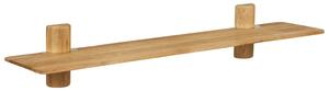 Nordic Living Dubová nástěnná police Calcata 110 cm