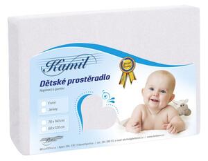 Dětské jersey prostěradlo KAMIL 001 70x140 cm