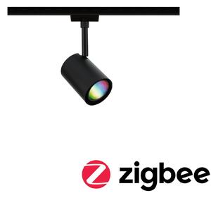 Paulmann 95664 Luxe, spot pro Urail system, Zigbee 4,8W GU10 RGBW + stmívatelné, matná černá