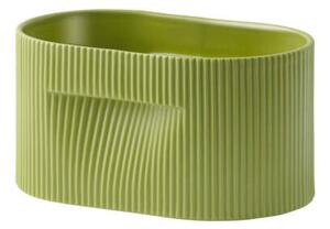 Muuto Květináč Ridge Planter H13, moss green