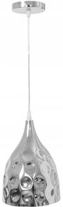 Toolight - Závěsná stropní lampa Luna - stříbrná - APP278-1CP