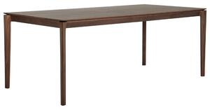 Ethnicraft Tmavý dřevěný jídelní stůl Bok 200 x 95 cm
