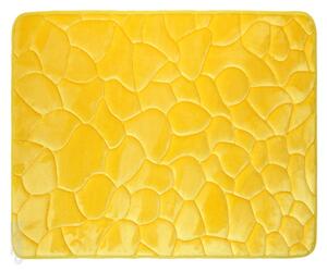 Koupelnová předložka SOFT 9 žlutá, 40x50 cm