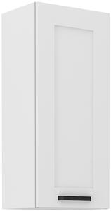 STL 40 cm skříňka horní jednodveřová LUNA (výška 90 cm) Barevné provedení LUNA: Bílá / Prachově šedá