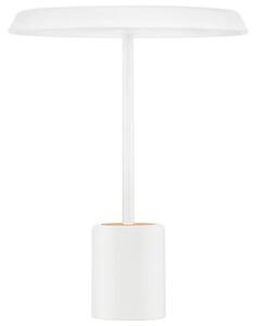 Nova Luce Bílá kovová stolní LED lampa Ophelia