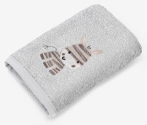 Goldea dětský froté ručník lili 30x50 cm šedý - zebra 30 x 50 cm