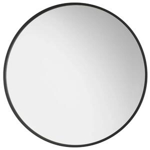 Nova Luce Černé kovové nástěnné zrcadlo Rossi 60 cm