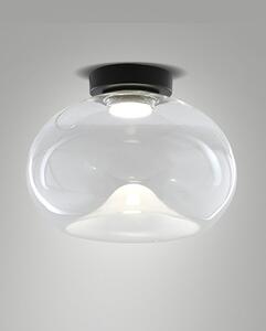 Fabas 3755-65-241 Brena, stropní svítidlo z čirého skla, 1x19W LED 2700/3000/4000K krokové stmívání, prům. 33cm