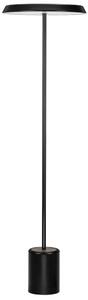 Nova Luce Černá kovová stojací LED lampa Ophelia 135 cm