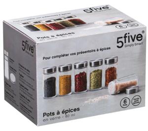 5five Simply Smart Sada dóz na koření Alesar 6 ks