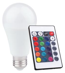 LED žárovka E27 RGB 10w 935 lm s ovladačem