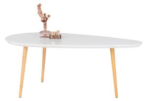 Konferenční stolek VODU 2 bílá/přírodní