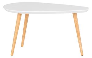 Konferenční stolek VODU bílá/přírodní