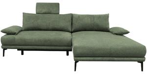ROHOVÁ SEDAČKA, textil, zelená MID.YOU - Sedací soupravy, Online Only