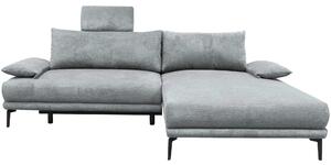 ROHOVÁ SEDAČKA, textil, šedá MID.YOU - Sedací soupravy, Online Only