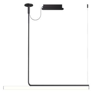 Marset AMBROSIA 120 CERNA- V125 Ambrosia, závěsné lineární svítidlo LED 19,2W 2700K, černá, délka 120cm