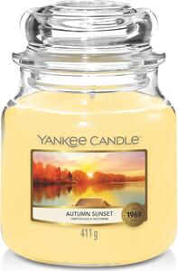 Yankee Candle vonná svíčka Classic ve skle střední Autumn Sunset 411 g