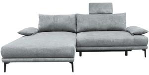 ROHOVÁ SEDAČKA, textil, šedá MID.YOU - Sedací soupravy, Online Only