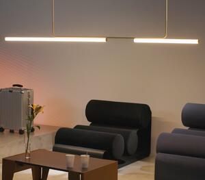 Marset A704-004-15-27K Ambrosia, závěsné lineární svítidlo LED 43,2W 2700K, zlatá, délka 315cm