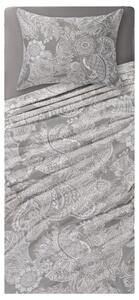 LIVARNO home Sada saténového ložního povlečení, 160 x 280 cm, 4dílná (tmavě šedá) (100372847002)