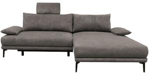 ROHOVÁ SEDAČKA, textil, šedavě hnědá MID.YOU - Sedací soupravy, Online Only