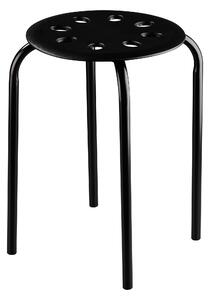 LIVARNO home Plastová židle (černá) (100366598002)