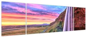 Obraz - Vodopád Seljalandsfoss (170x50 cm)