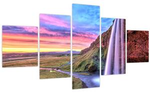 Obraz - Vodopád Seljalandsfoss (125x70 cm)